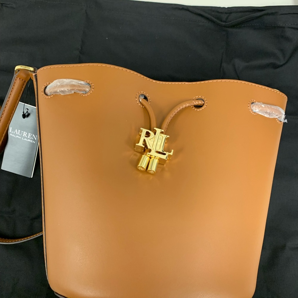 Nwt ralph lauren crossbody bucket